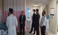 بازدید سرزده رییس دانشگاه از بیمارستان شهید سلیمانی فردیس 