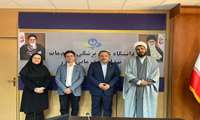 مراسم تکریم و معارفه معاون آموزشی دانشگاه با حضور اعضای هیات رئیسه برگزار شد