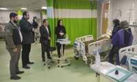 بازدید سرزده  رئیس دانشگاه از بیمارستان شهید رجایی کرج 