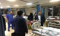 بازدید سرزده و شبانه رئیس دانشگاه علوم پزشکی البرز از بیمارستان تخت جمشید