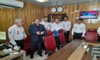  ارزیابی آمادگی  و بازدید رئیس دانشگاه از مرکز مدیریت حوادث و فوریت های پزشکی البرز 