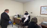بازدید رئیس دانشگاه از مرکز خدمات جامع سلامت شهید ترکیان 