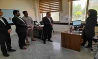 بازدید و بررسی آمادگی رئیس دانشگاه از شبکه بهداشت و درمان نظرآباد 