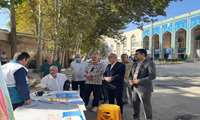 برگزاری میز خدمت دانشگاه علوم پزشکی البرز در مصلی کرج  برگزار شد