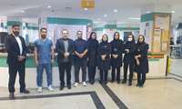 بازدید رئیس دانشگاه از بیمارستان امام جعفر صادق(ع) هشتگرد
