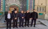 مراسم ترحیم دکتر انوشیروان سیاح، عضو هیأت امنای دانشگاه با حضور رئیس دانشگاه برگزار شد 