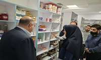 پایش روند توسعه و تأمین دارو در بازدید معاونین دانشگاه از بیمارستان شهید حاج قاسم سلیمانی