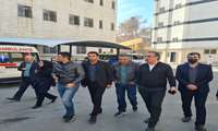 بازدید مدیر کل منابع فیزیکی وزارت بهداشت از زیرساخت های  بیمارستان شهید مدنی کرج