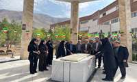 تجدید میثاق مسئولان دانشگاه علوم پزشکی البرز با آرمان‌های امام راحل و شهدای والامقام